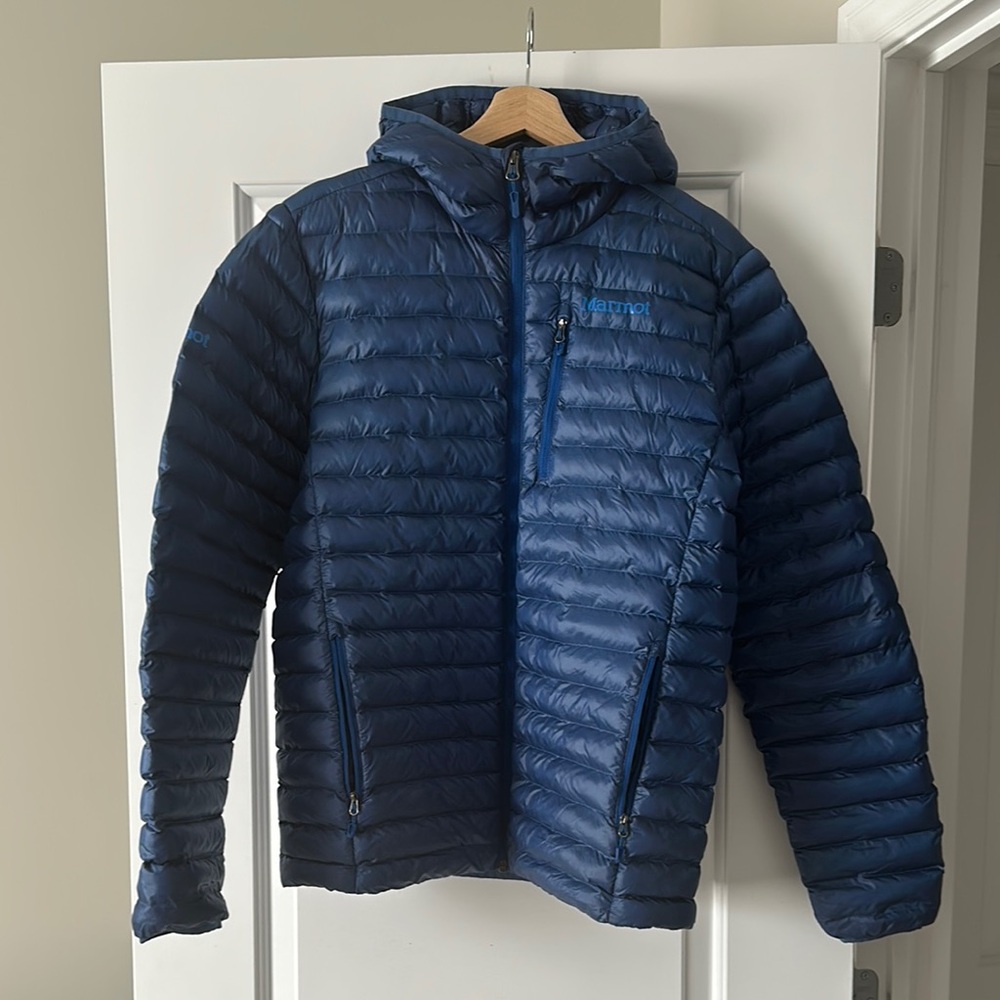 Marmot Men's Blue Puffer Jacket